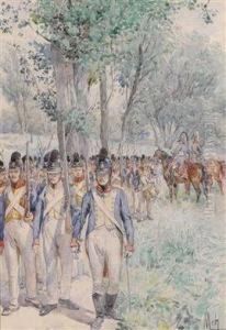 Regiment by Felician Von Myrbach-Reinfeld