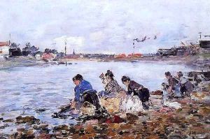 Laundresses on the Banks of the Touques1 1894-1897 Laundresses on the Banks of the Touques1 1894-1897