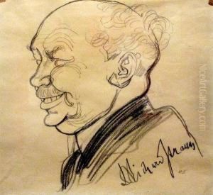 Portrait Of Richard Strauss by Richard Strauss Von Notenblatt