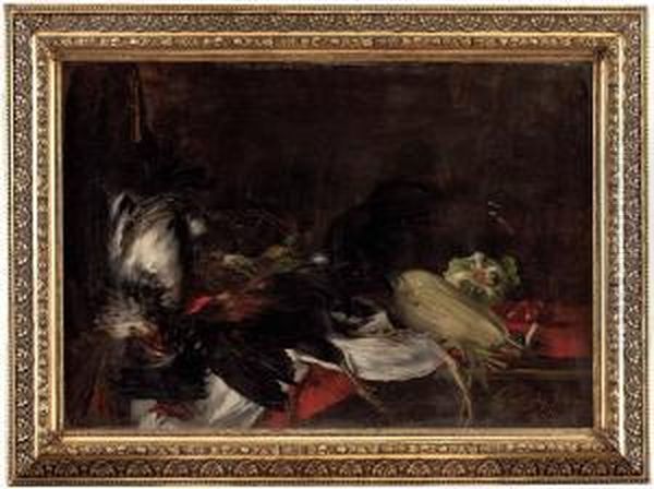 "kuchenstillleben Mit Gemuse Und Federvieh" - view 1