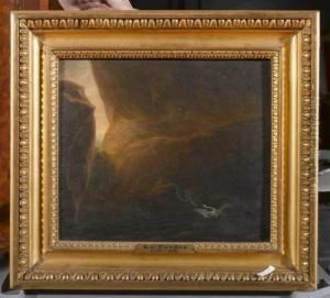 Schwan Mit Schlange. 1829. by Sigmund Ferdinand Von Perger
