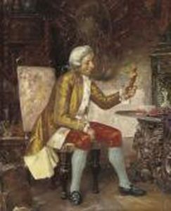 The Connoisseur by Franz Von Persoglia