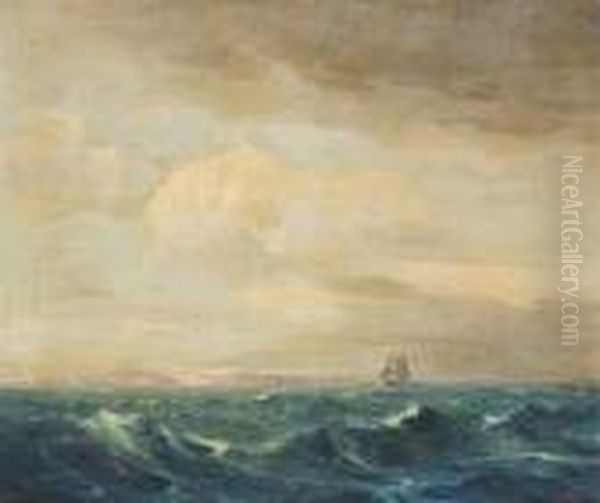Windjammer Auf Groserfahrt Bei Sturmischem Wetter - view 1