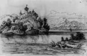 Einer Uber Einem See Gelegenen Burg by Franz, Graf Von Pocci
