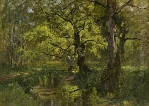 Waldbach. by Richard Von Poschinger