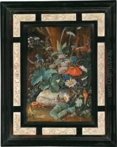 Natura Morta Con Fiori Di Campo by Franz Michael Von Purgau