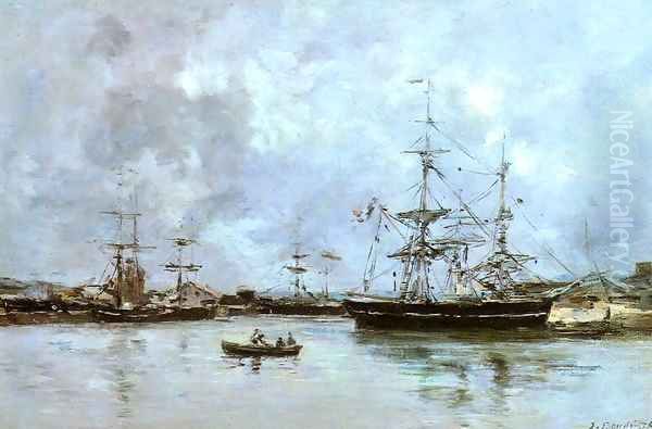 The Port of Bordeaux 1875 - view 1