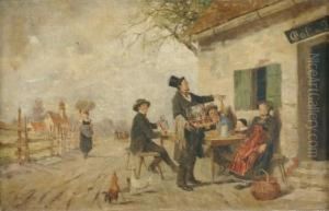 The Peddler by Friedrich von Puteani