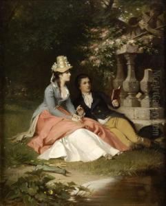 Der Junge Poet. by Arthur Georges Baron Von Ramberg: