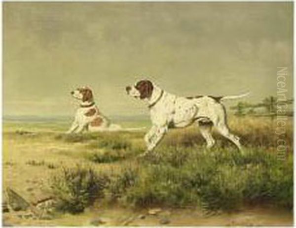 Two Hunting Dogs - view 1