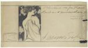 Design For An Advertisement by Ferdinand, Freiherr Von Reznicek