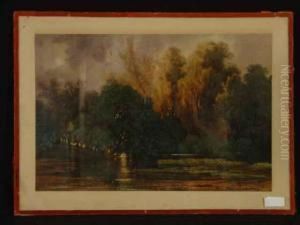 Am Weiher by Franz Xaver Von Riedmuller
