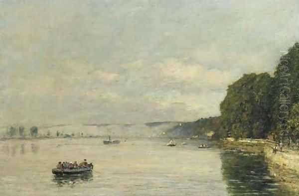Caudebec-en-Caux Bateaux sur la Seine - view 1