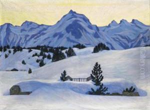 Winterlandschaft Bei Maloja Winterlandschaft Bei Maloja