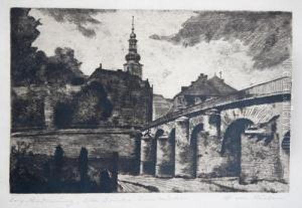 Alte Brucke Saarbrucken - view 1