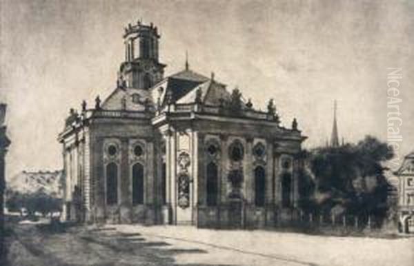 Ludwigskirche Saarbrucken - view 1