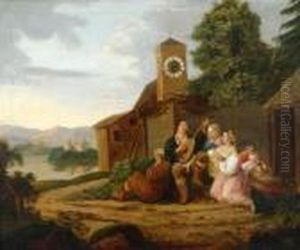 Ohne Titel by Heinrich Gaudenz Von Rustige