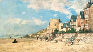 La Tour Malakoff et le rivage a Trouville