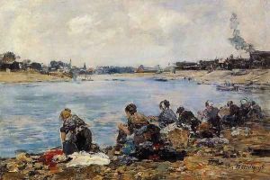Laundresses on the Banks of the Touques2 1895