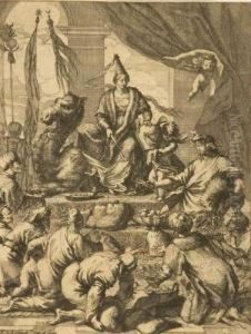Geschenke Fur Eine Konigin. by Johann Jacob Von Sandrart