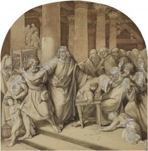 Christus Vertreibt Diehandler Aus Dem Tempel