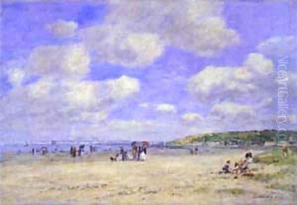 The Beach at Trouville les Sablons - view 1
