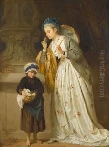 The Little Flower Seller by Claudius Von Schraudolph