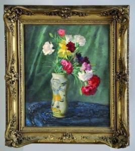 bouquet De Fleurs Dans Un Albarello by Lothar von Seebach