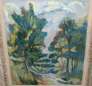 Baumlandschaft by Alexander Leo Von Soldenhoff