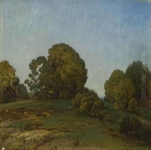 Hugelige Baumlandschaft by Toni, Anton Von Stadler