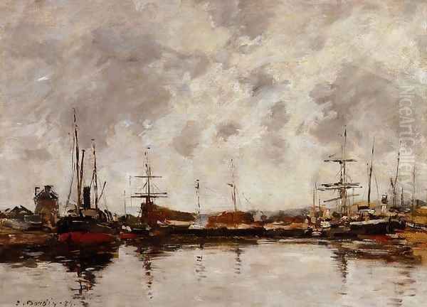Deauville the Basin 1885 - view 1