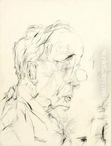 Lis Kertelge. Portrat Karl Rahner. 1965, 1967