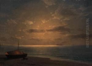 Abend Am Meer by Stephanie Von Strechine