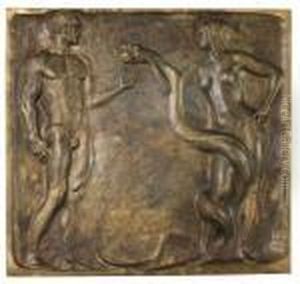 Adam Und Eva by Franz von Stuck
