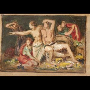 Scena Mitologica by Franz von Stuck