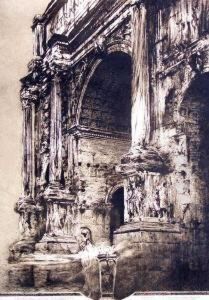 Septiumus Severus Bogen, Rom