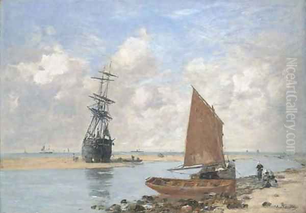 Passe de Trouville, maree basse - view 1