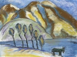 Au Bord Du Lac by Marianne von Werefkin
