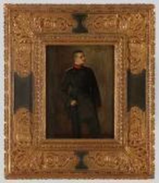 Dreiviertelportrait Des Friedrich Vonwerner Als Soldat - view 1