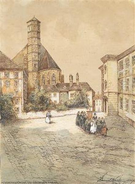 Blick Auf Die Minoritenkirche Und Den "goldenen Fasan" - view 1