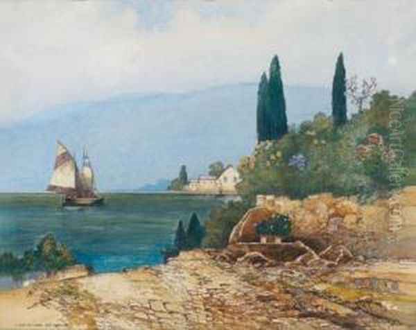 Lago Di Como Bei Varena - view 1