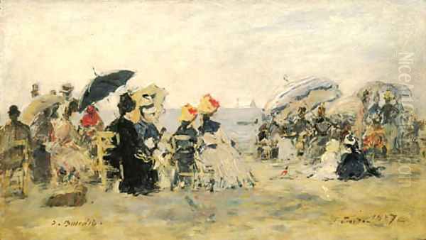 Trouville scene de plage 4 - view 1