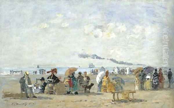 Trouville, Scene de plage - view 1