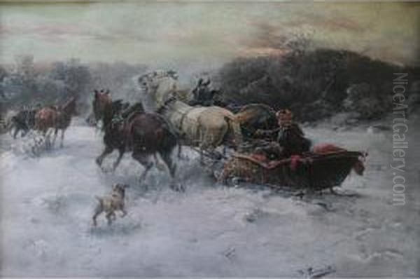 Winter Sleigh Teams - view 1
