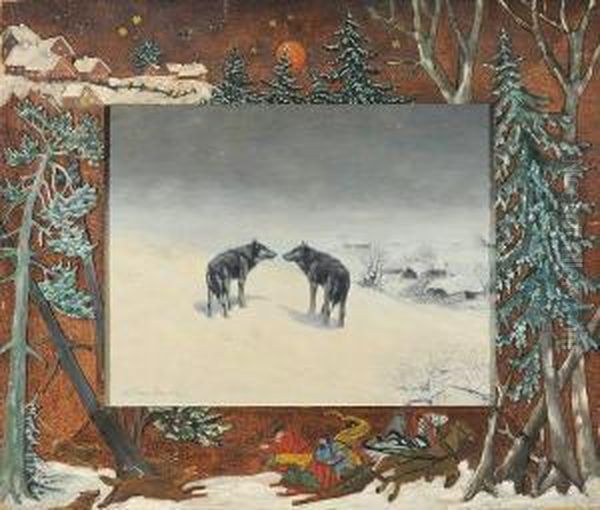 Les Loups Dans La Neige - view 1