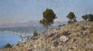 Vue Du Mont Boron by Johan Peter Von Wildenradt