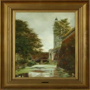 Scenery By A Moat