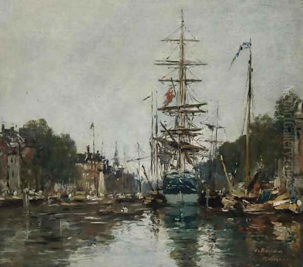Canal à Rotterdam - view 1