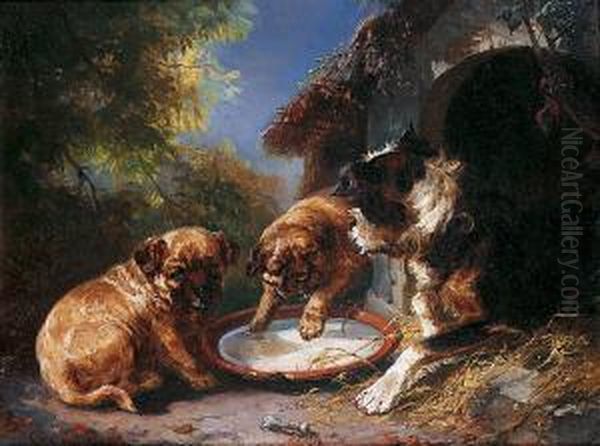 Les Trois Jeunes Chiens - view 1