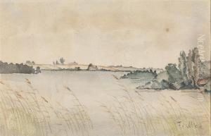 See Bei Monschau (eifel) by Fritz Von Wille